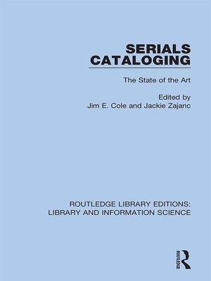 cover image of Serials Cataloging